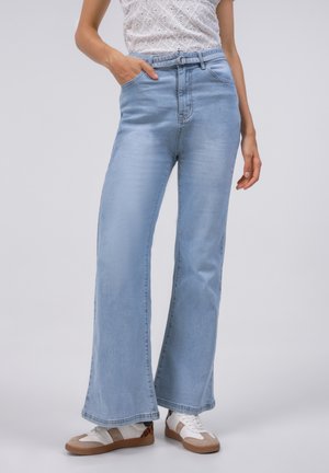 Even&Odd Flared Jeans - light blue wash